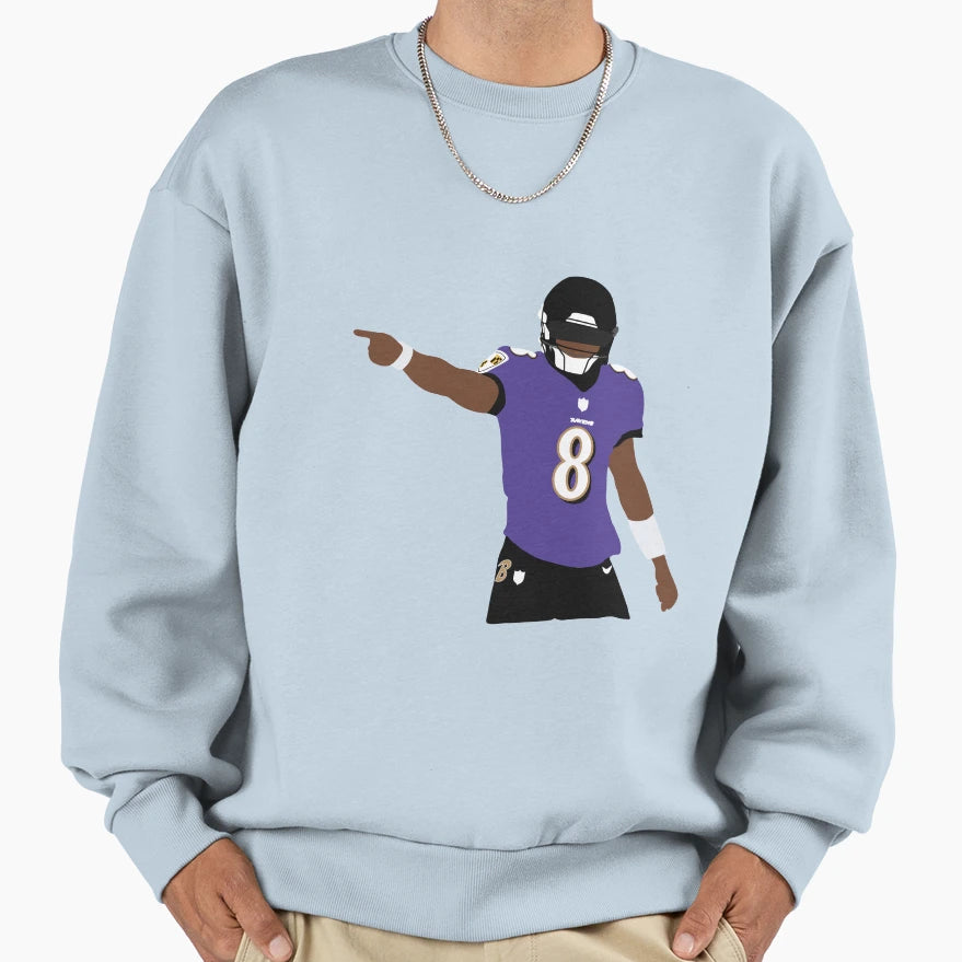 Baltimore Ravens LJ Sweatshirt - Streetwear Style Men Women - T-Shirt, Sweatshirt, Hoodie
