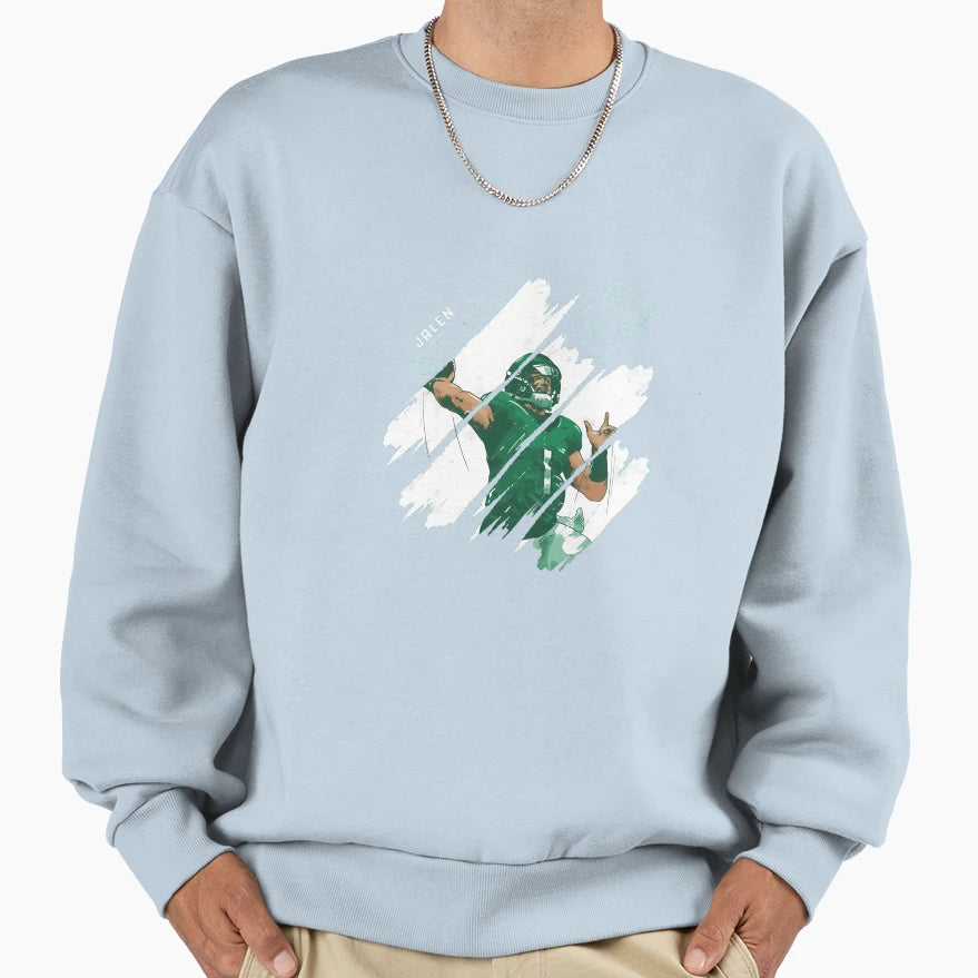Football Player Sports Touchdown 1 Sweatshirt - Streetwear Style for Adults - T-Shirt, Sweatshirt, Hoodie