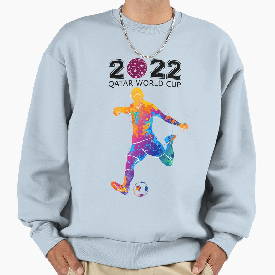 World Cup 2022 Family Football Sweatshirt - Custom Art Print for Adults - T-Shirt, Sweatshirt, Hoodie