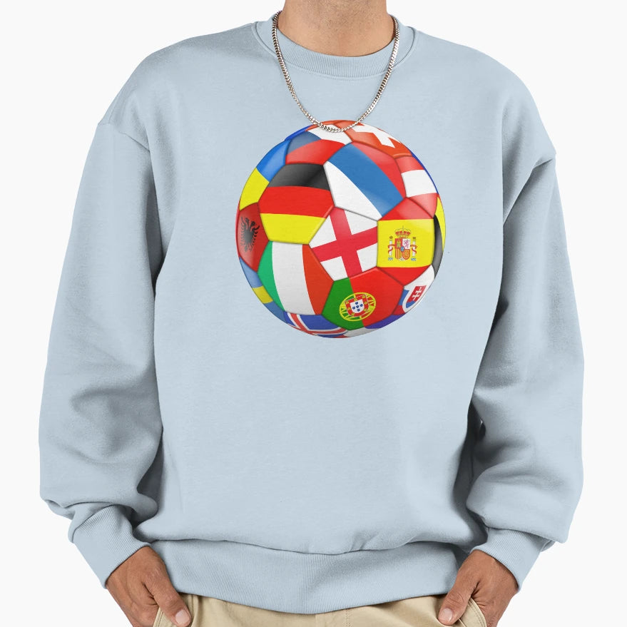 World Football Sweatshirt - Graphic Print Men Women - T-Shirt, Sweatshirt, Hoodie