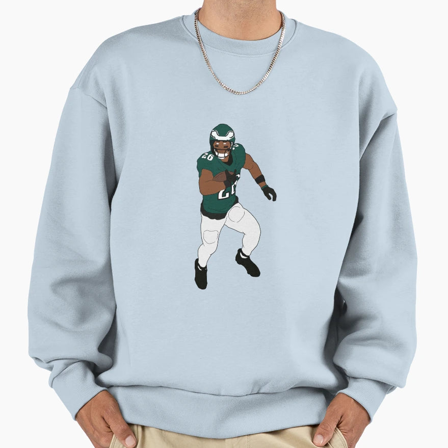 Saquon Run Sweatshirt - Novelty Apparel for Adults - T-Shirt, Sweatshirt, Hoodie