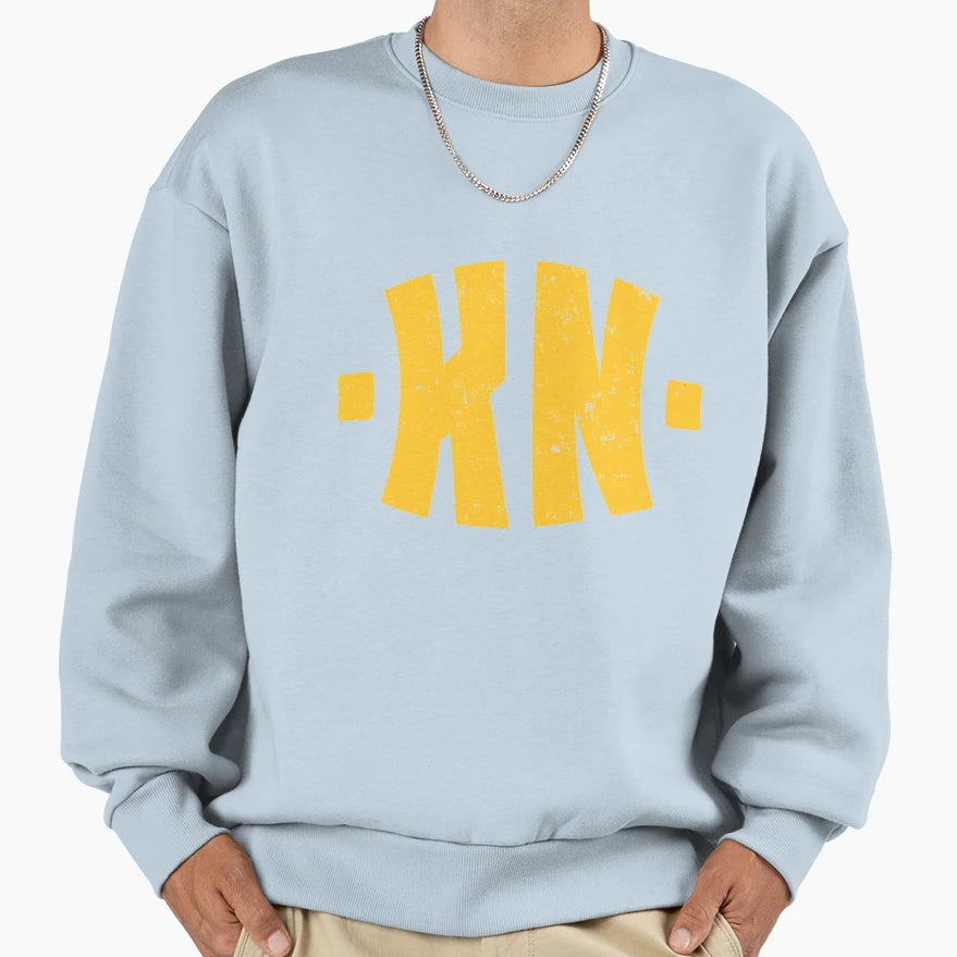 Khabib Nurmagomedov Initial Kn 2 Sweatshirt - Fun Novelty Design for Adults - T-Shirt, Sweatshirt, Hoodie