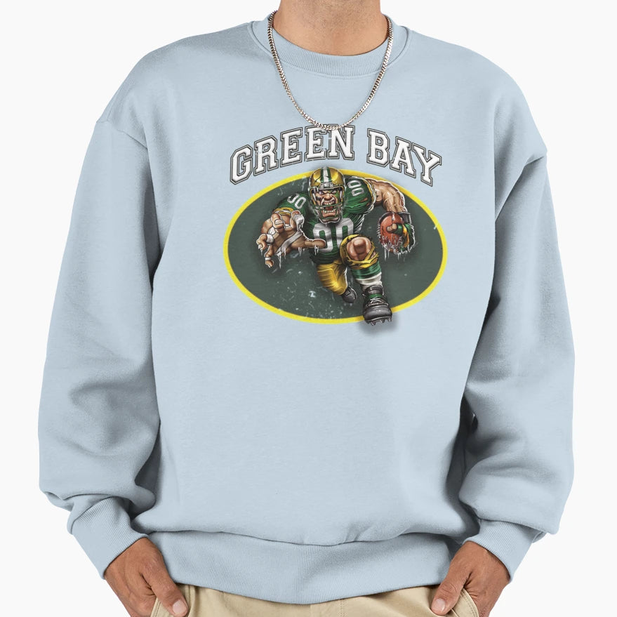 Green Bay Football Detroit Sweatshirt - Fun Novelty Design for Adults - T-Shirt, Sweatshirt, Hoodie