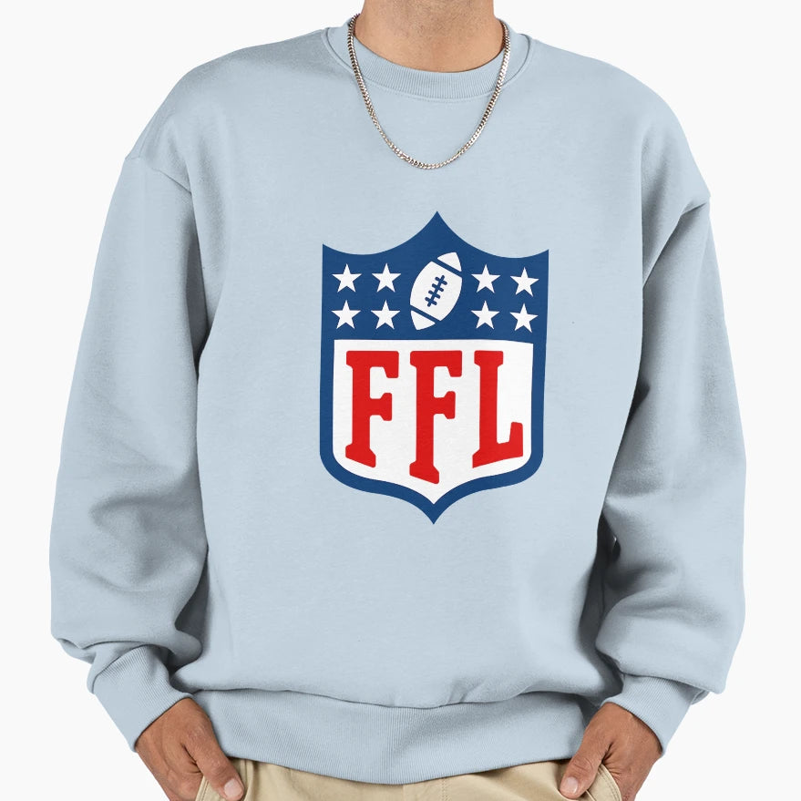 Fantasy Football Logo Ffl League Sweatshirt - Trendy Graphic Men Women - T-Shirt, Sweatshirt, Hoodie