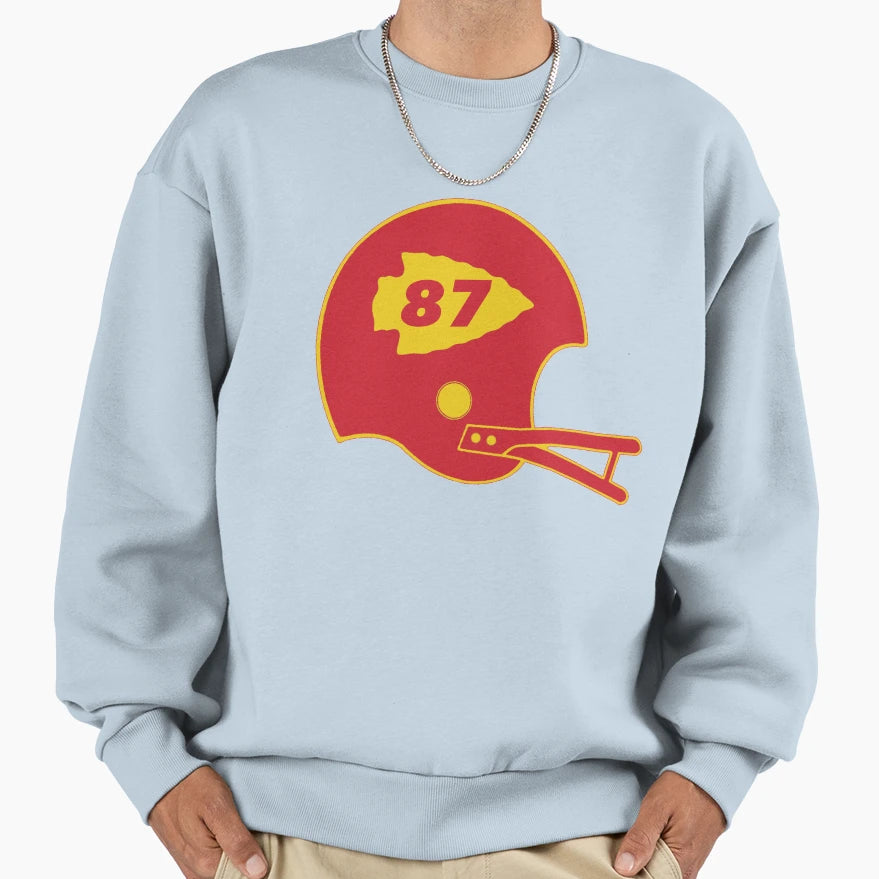 Kc Helmet 87 Sweatshirt - Novelty Apparel Unisex - T-Shirt, Sweatshirt, Hoodie