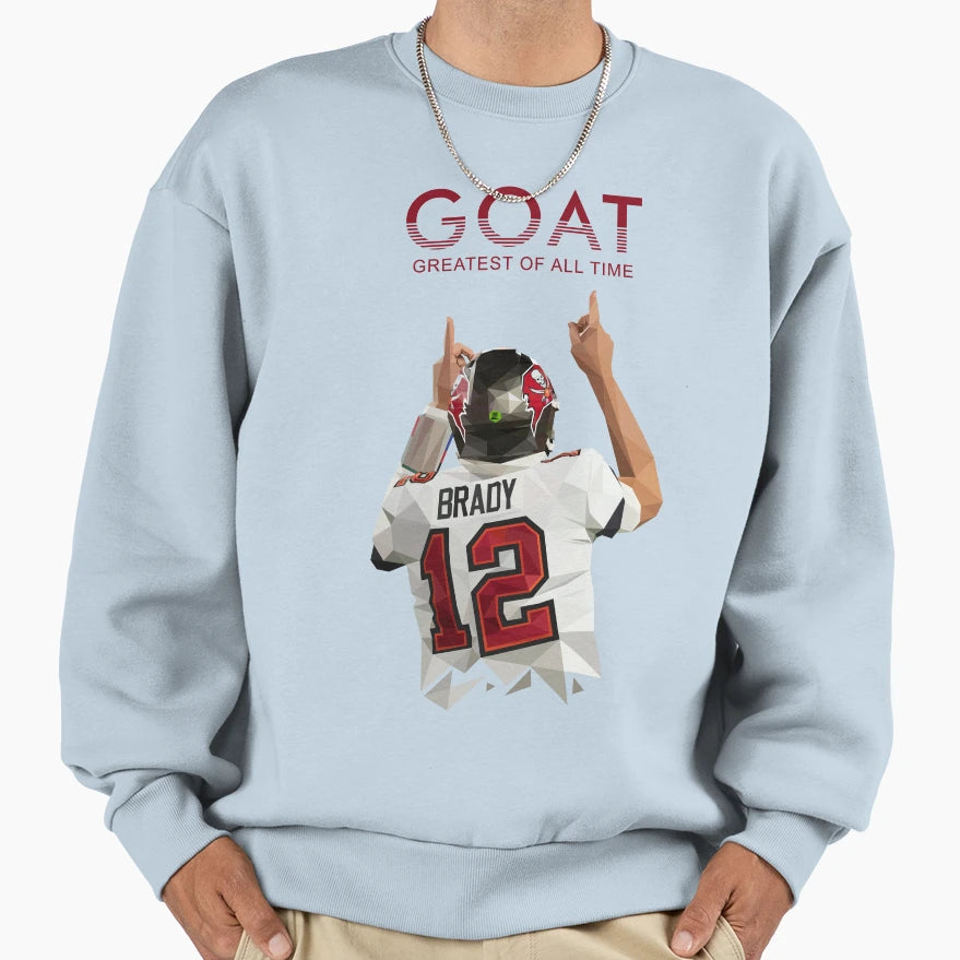 American Football Player Sweatshirt - Unique Graphic for Adults - T-Shirt, Sweatshirt, Hoodie