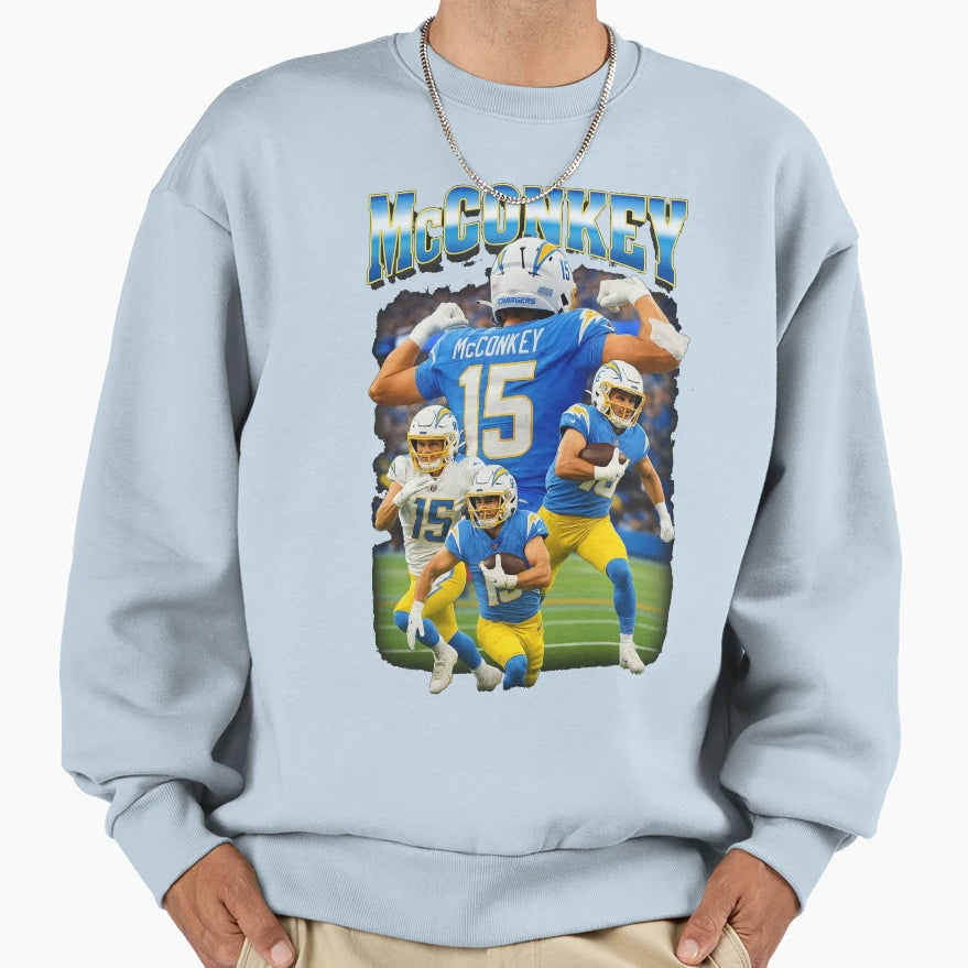 Ladd Mcconkey Chargers Sweatshirt - Minimalist Print Unisex - T-Shirt, Sweatshirt, Hoodie