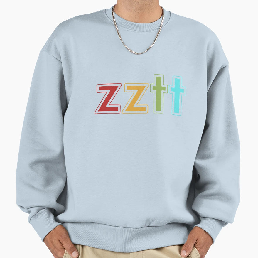 Zztt Simple Sweatshirt - Minimalist Print Men Women - T-Shirt, Sweatshirt, Hoodie