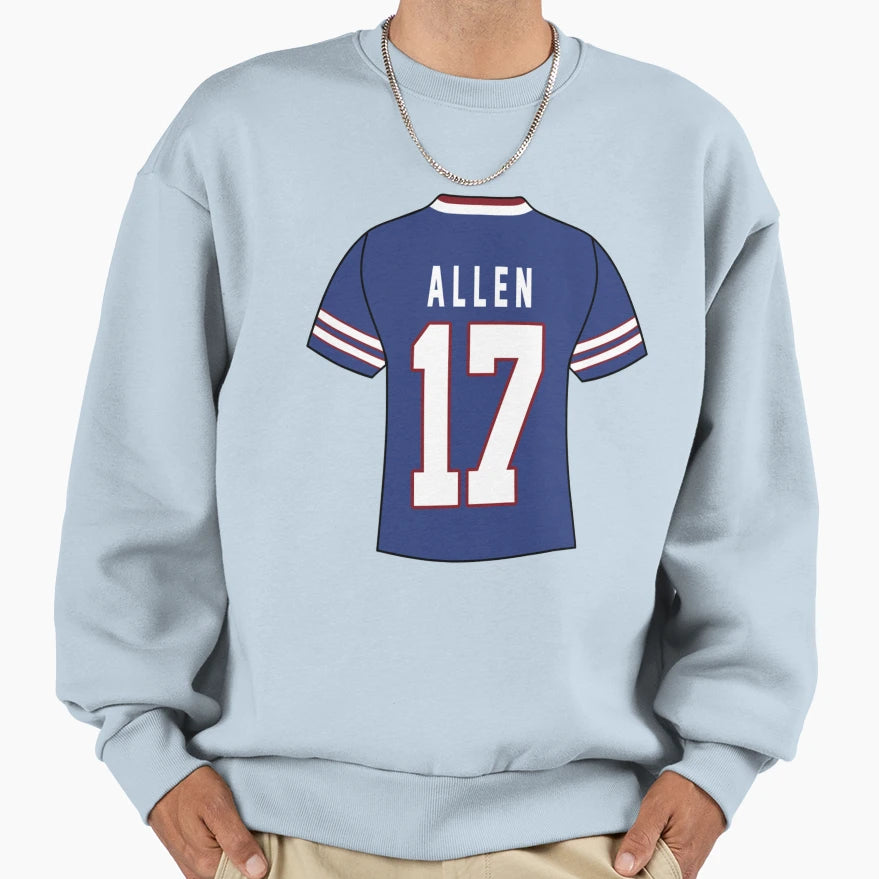 Allen Number 17 Sweatshirt - Streetwear Style Unisex - T-Shirt, Sweatshirt, Hoodie