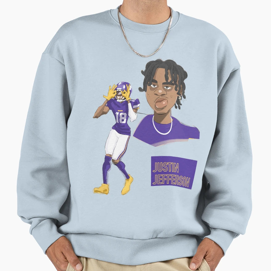 JJ Griddy Step Sweatshirt - Fun Novelty Design Men Women - T-Shirt, Sweatshirt, Hoodie
