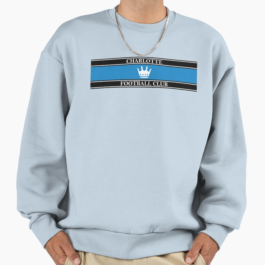 Charlotte Soccer Sweatshirt - Unique Graphic Unisex - T-Shirt, Sweatshirt, Hoodie