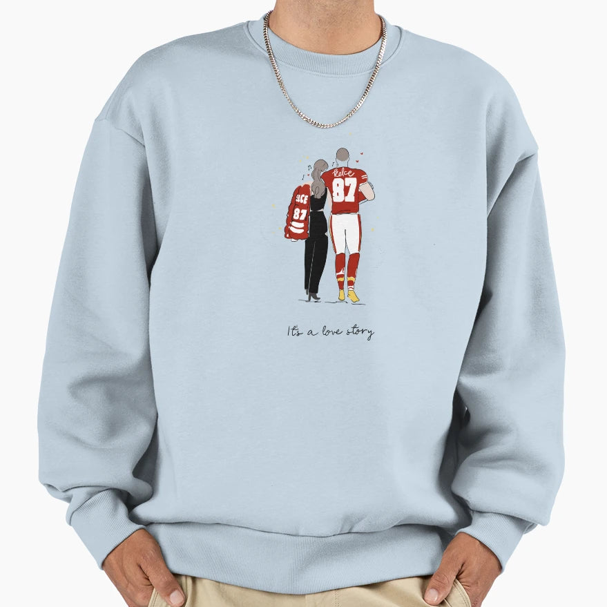 Love Story Sweatshirt - Novelty Apparel Men Women - T-Shirt, Sweatshirt, Hoodie