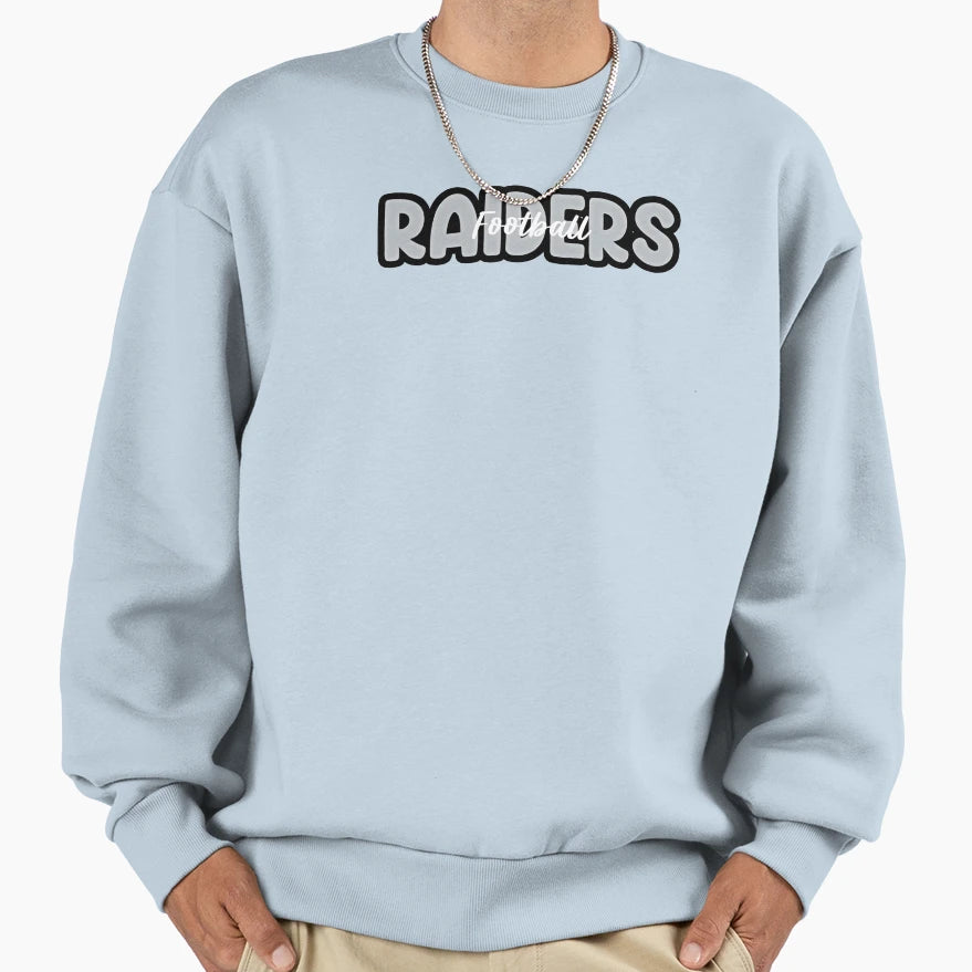 Raiders Football Sweatshirt - Fun Novelty Design for Adults - T-Shirt, Sweatshirt, Hoodie