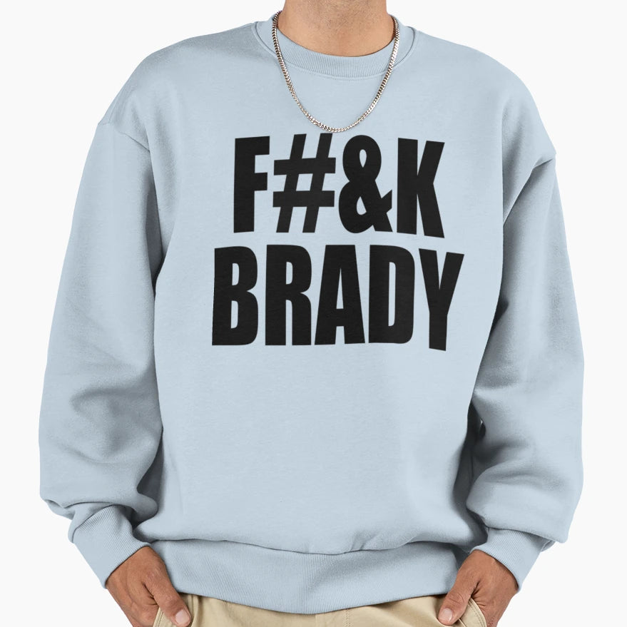 Brady Censored Sweatshirt - Aesthetic Graphic for Adults - T-Shirt, Sweatshirt, Hoodie