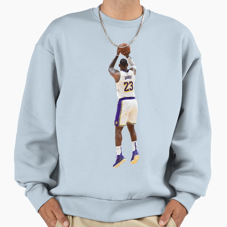 Lebron James Lakers Sweatshirt - Aesthetic Graphic Men Women - T-Shirt, Sweatshirt, Hoodie