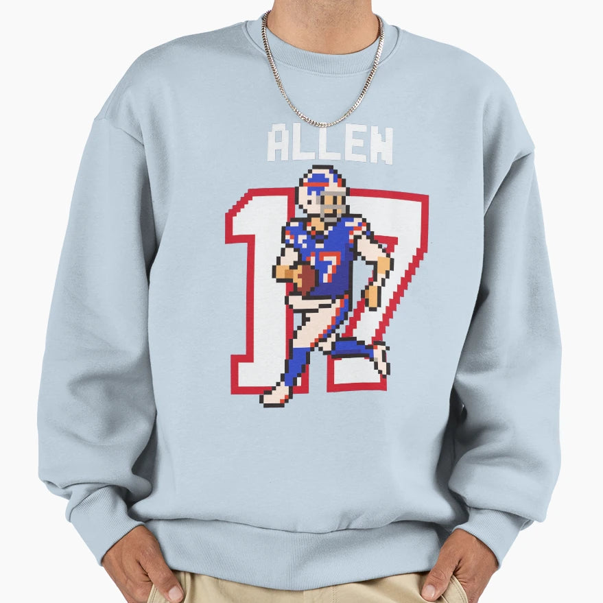 JA 17 8 Bit Qb Tribute Sweatshirt - Unique Graphic Unisex - T-Shirt, Sweatshirt, Hoodie