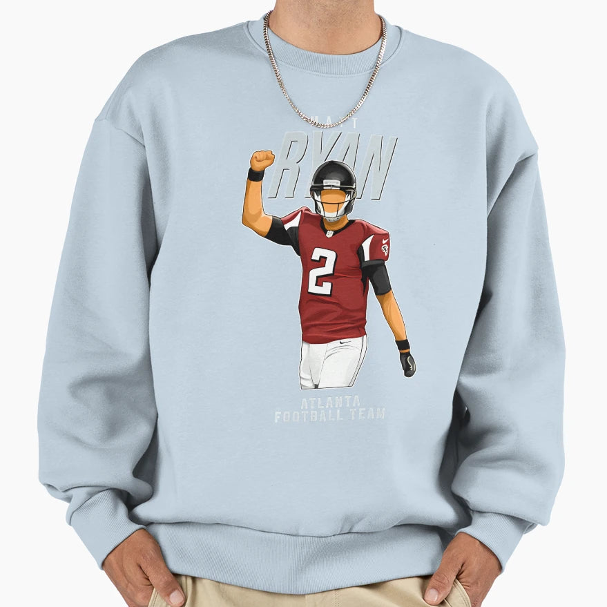 Matt Ryan Touchdown 2 Atlanta Football Sweatshirt - Unique Graphic Unisex - T-Shirt, Sweatshirt, Hoodie