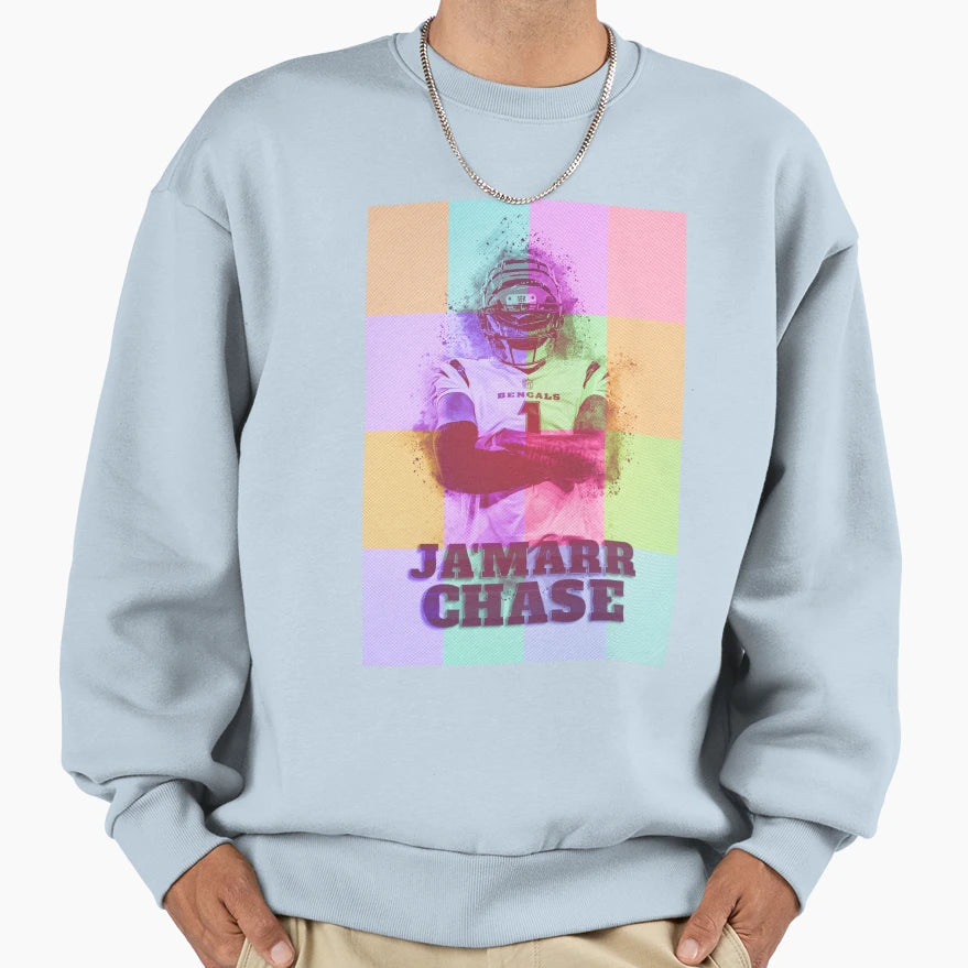 Jamarr Chase Sweatshirt - Casual Everyday Wear for Adults - T-Shirt, Sweatshirt, Hoodie