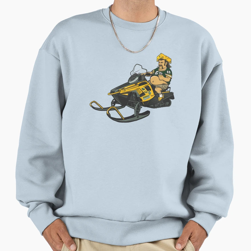 Green Bay Packers Cheese Head Sweatshirt - Trendy Graphic for Adults - T-Shirt, Sweatshirt, Hoodie