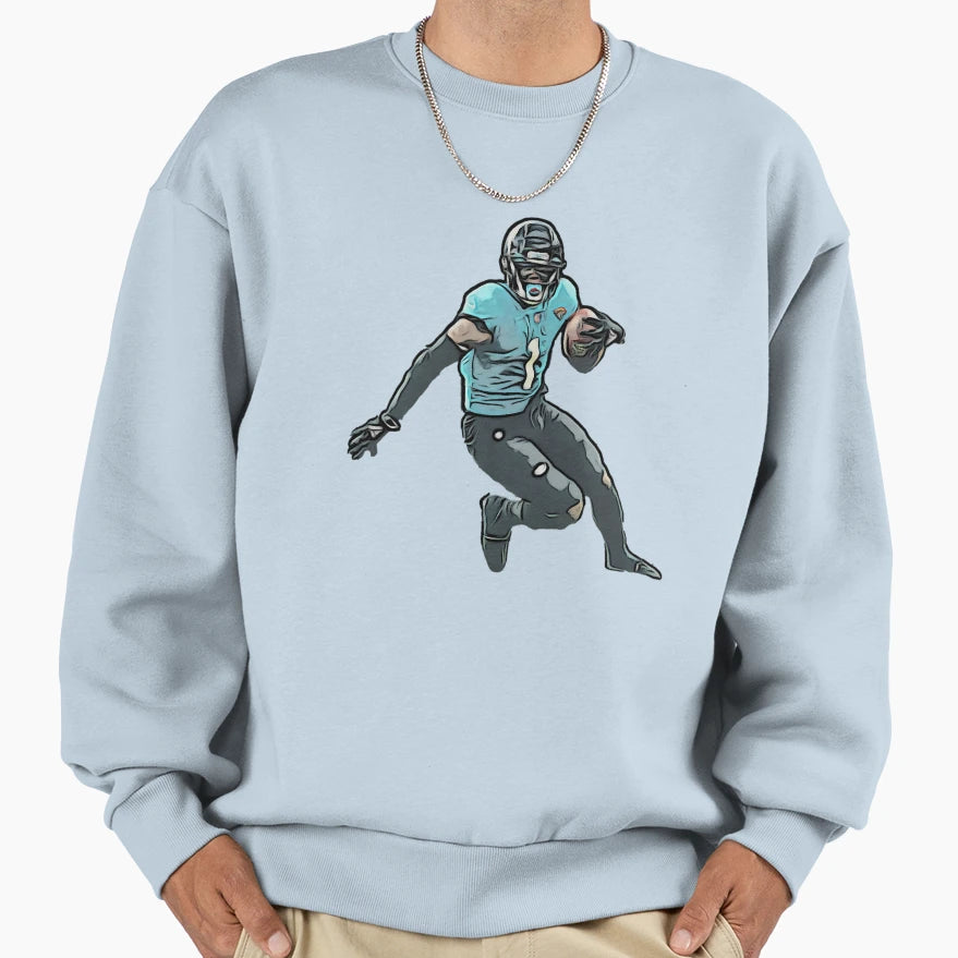 Travis Etienne Jaguars Rumble Sweatshirt - Streetwear Style Men Women - T-Shirt, Sweatshirt, Hoodie