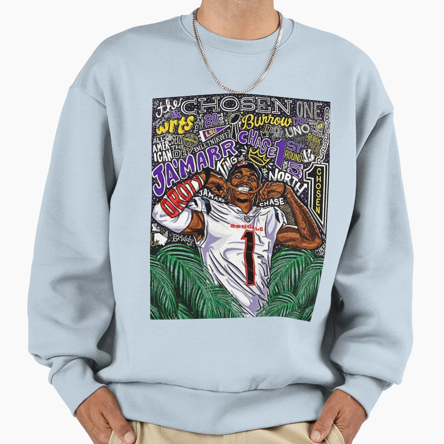 Jamarr Chase Sweatshirt - Fun Novelty Design for Adults - T-Shirt, Sweatshirt, Hoodie