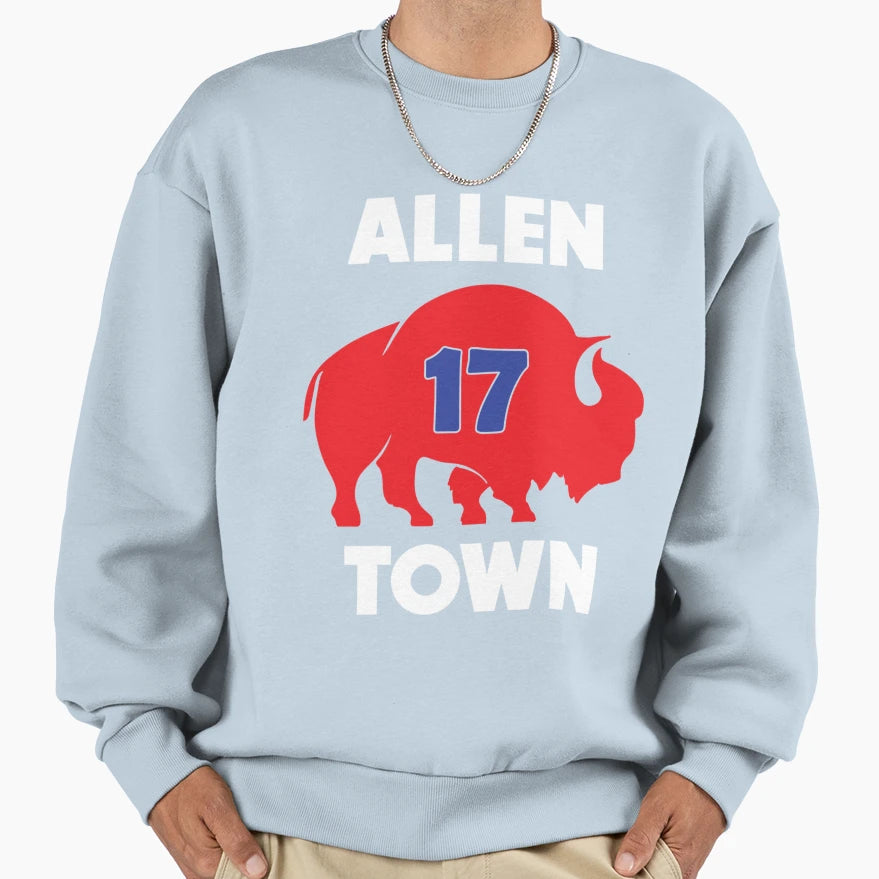 Allen Town 17 JA Sweatshirt - Fun Novelty Design for Adults - T-Shirt, Sweatshirt, Hoodie