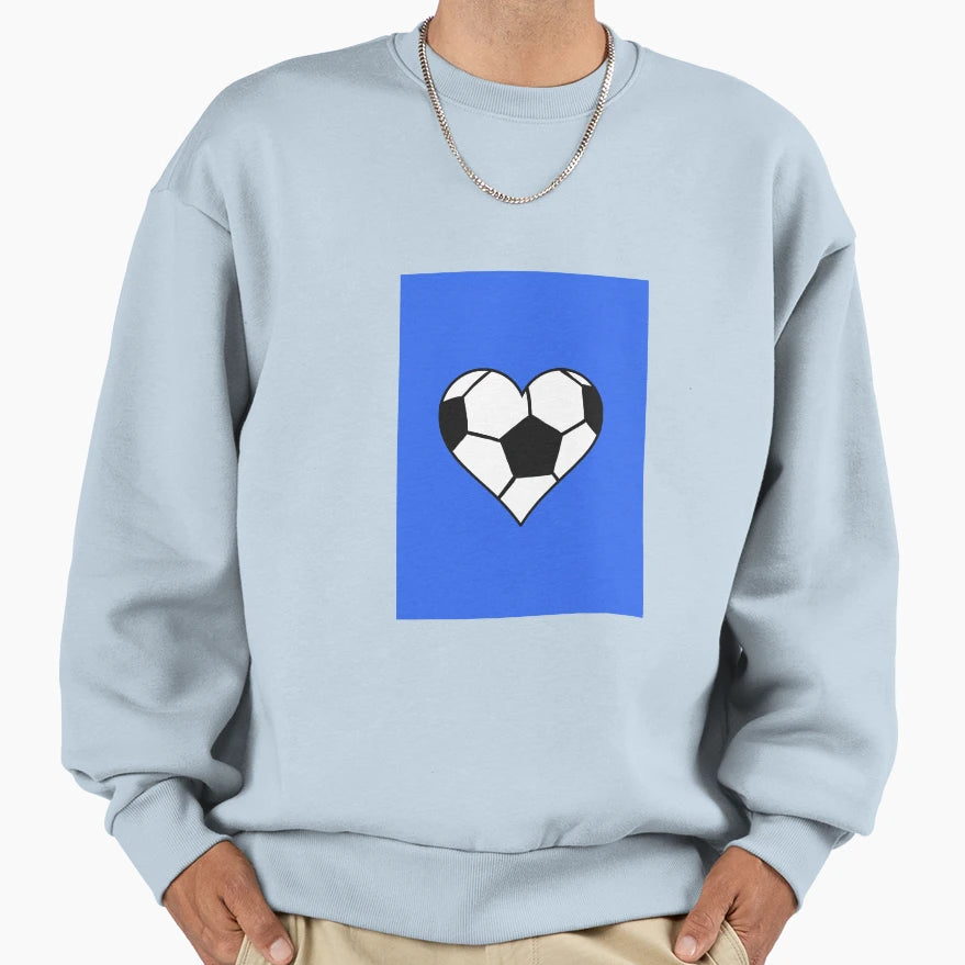 Love Football Sweatshirt - Aesthetic Graphic for Adults - T-Shirt, Sweatshirt, Hoodie