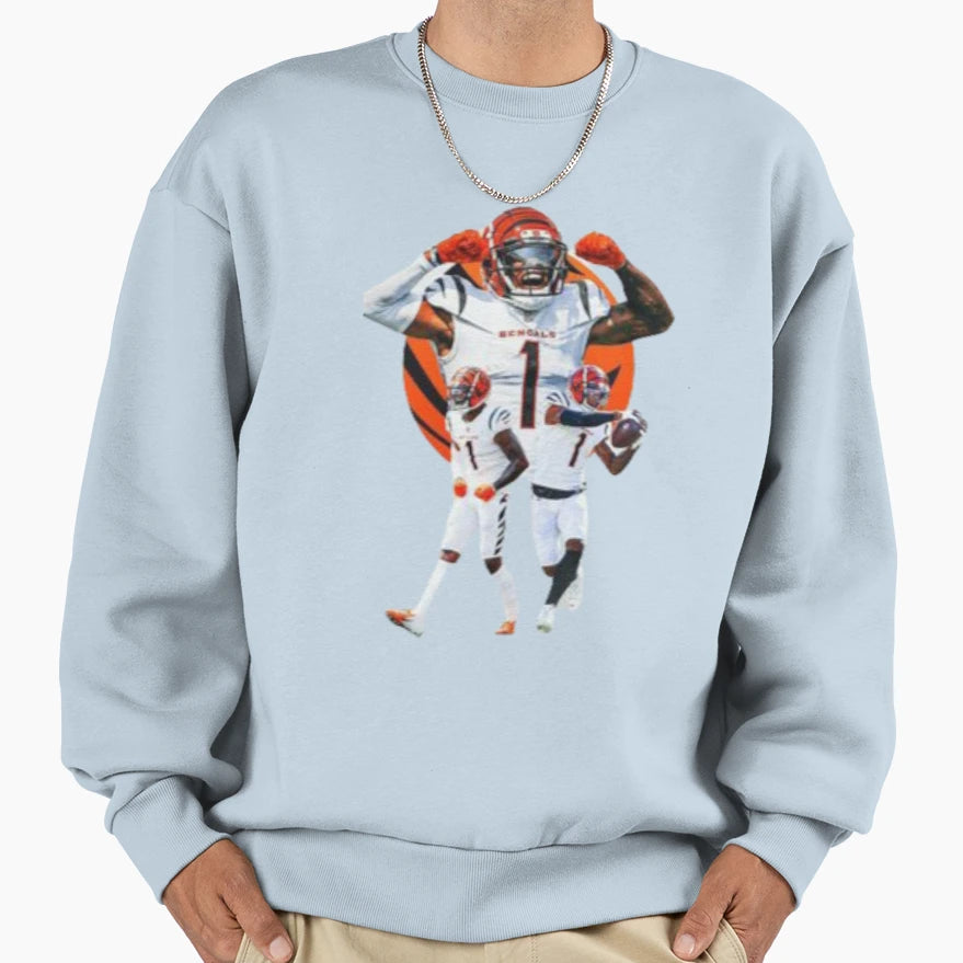 Jamar Chase Sweatshirt - Unique Graphic for Adults - T-Shirt, Sweatshirt, Hoodie