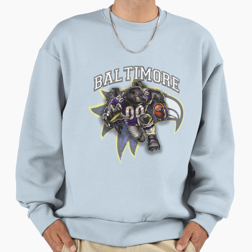Baltimore Football Sweatshirt - Fun Novelty Design Unisex - T-Shirt, Sweatshirt, Hoodie