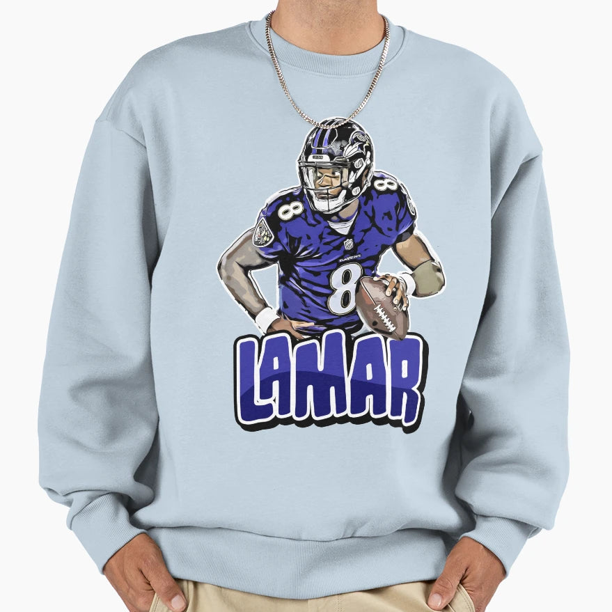 Lamar Sweatshirt - Fun Novelty Design Men Women - T-Shirt, Sweatshirt, Hoodie