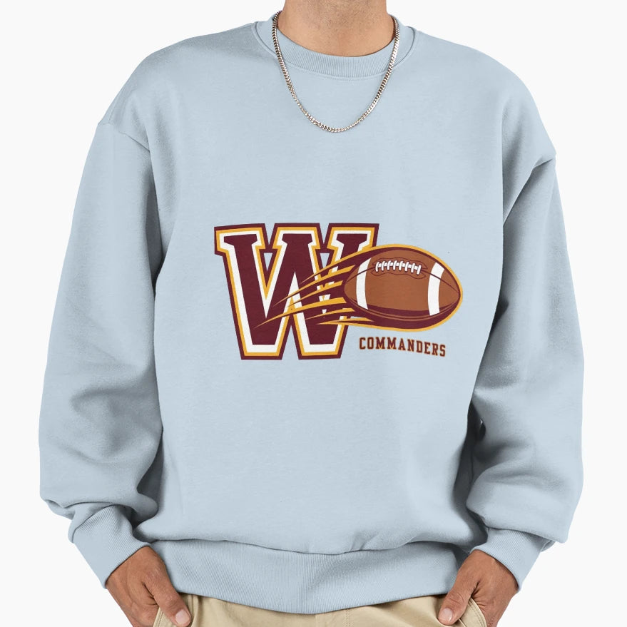 Washington Commanders Sweatshirt - Casual Everyday Wear for Adults - T-Shirt, Sweatshirt, Hoodie