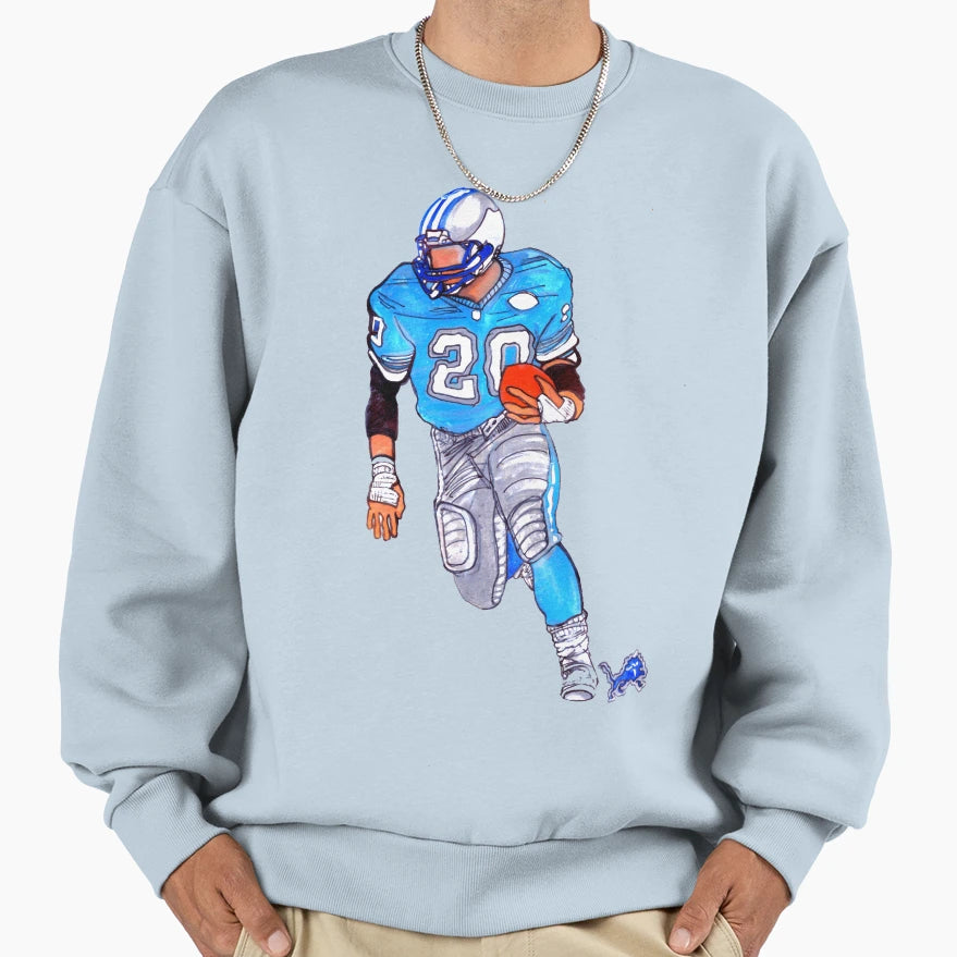 Detroit Gods Barry Sanders Sweatshirt - Streetwear Style Unisex - T-Shirt, Sweatshirt, Hoodie