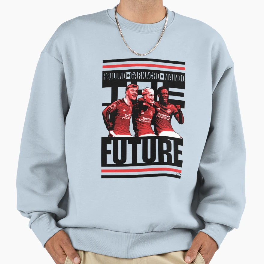 Future Hojlund Garnacho Mainoo Sweatshirt - Novelty Apparel Unisex - T-Shirt, Sweatshirt, Hoodie