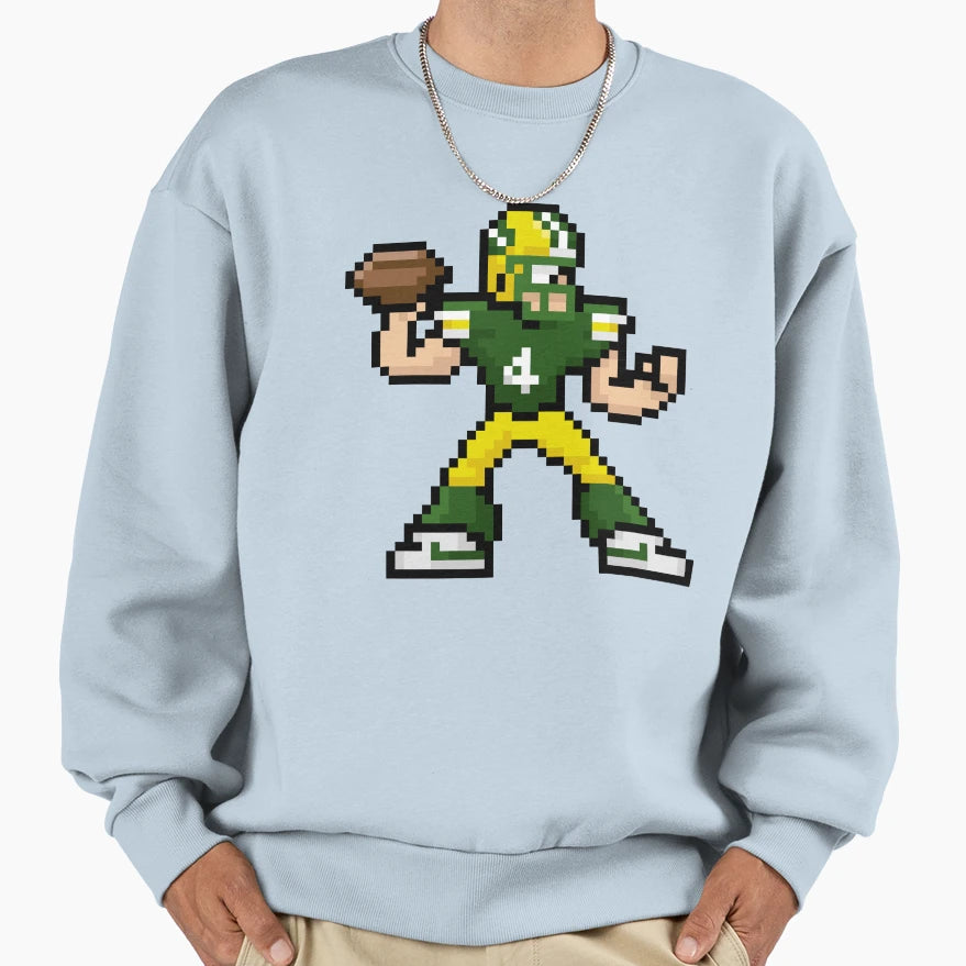 Megaman X Green Bay Sweatshirt - Minimalist Print for Adults - T-Shirt, Sweatshirt, Hoodie
