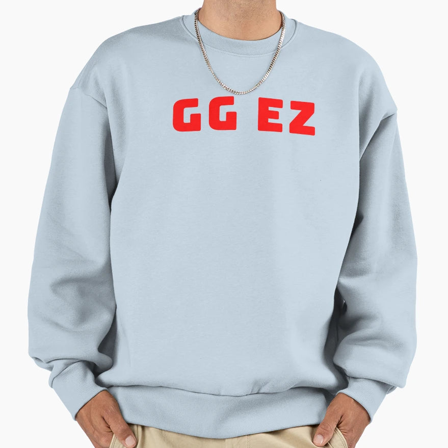 Gg Ez Good Game Easy Sweatshirt - Aesthetic Graphic Unisex - T-Shirt, Sweatshirt, Hoodie