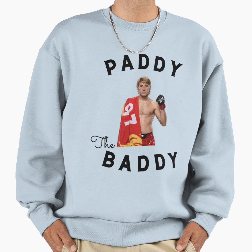 Paddy Baddy Sweatshirt - Minimalist Print Men Women - T-Shirt, Sweatshirt, Hoodie