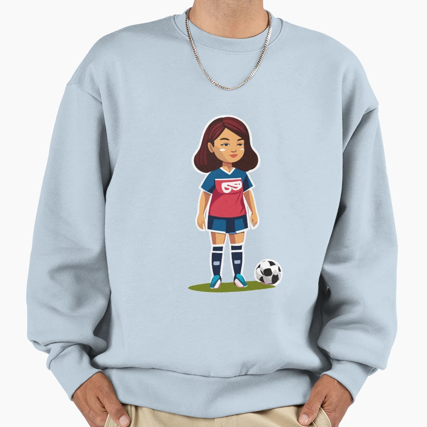 Soccer Soccer Player Soccer Player Sweatshirt - Trendy Graphic Men Women - T-Shirt, Sweatshirt, Hoodie