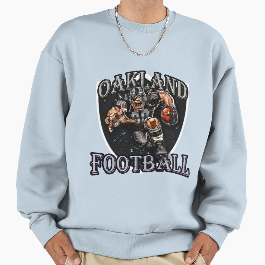 Oakland Football Sweatshirt - Aesthetic Graphic for Adults - T-Shirt, Sweatshirt, Hoodie