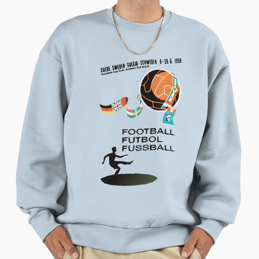 1958 Sweden 1958 Sweden World Cup Sweatshirt - Trendy Graphic Unisex - T-Shirt, Sweatshirt, Hoodie