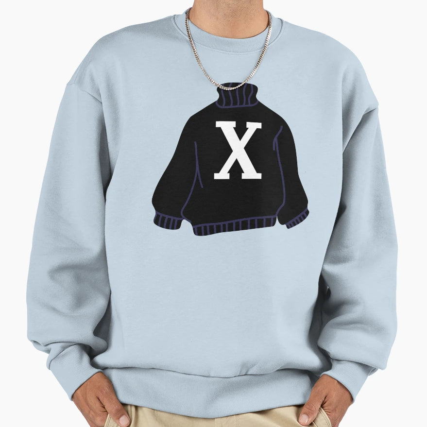 Letter Sweatshirt - Novelty Apparel Men Women - T-Shirt, Sweatshirt, Hoodie