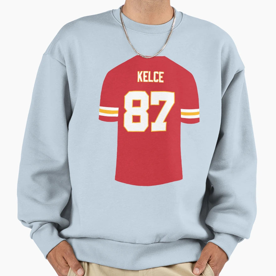Kelce 87 Sweatshirt - Custom Art Print Unisex - T-Shirt, Sweatshirt, Hoodie