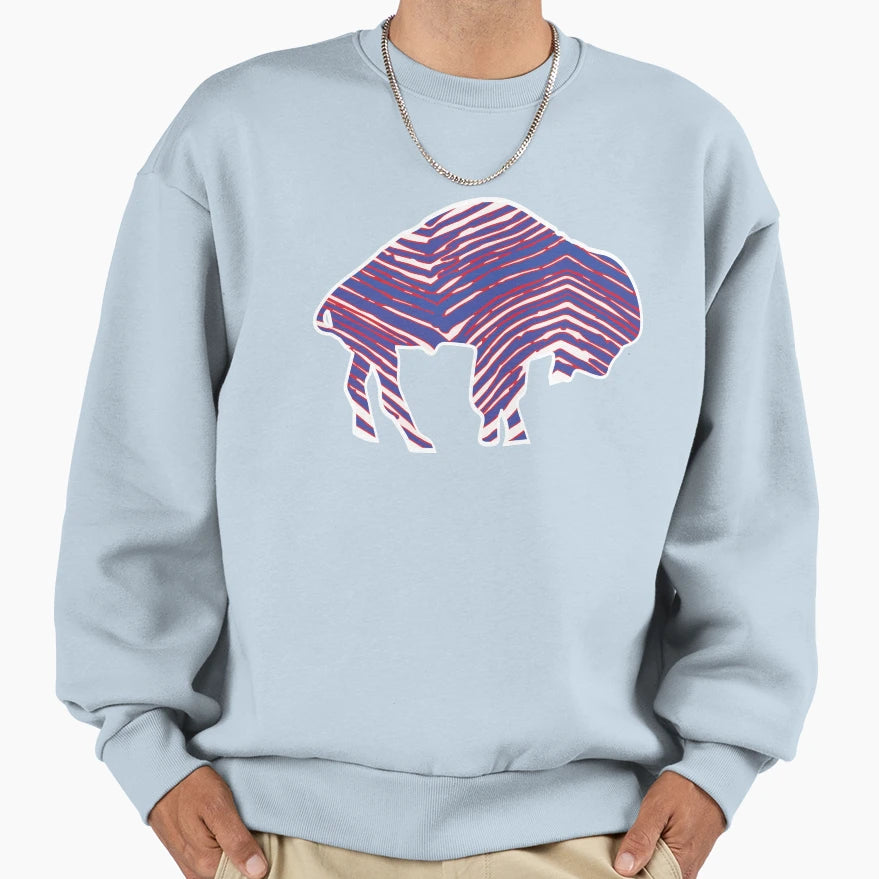 Buffalo Zebra Sweatshirt - Novelty Apparel Unisex - T-Shirt, Sweatshirt, Hoodie