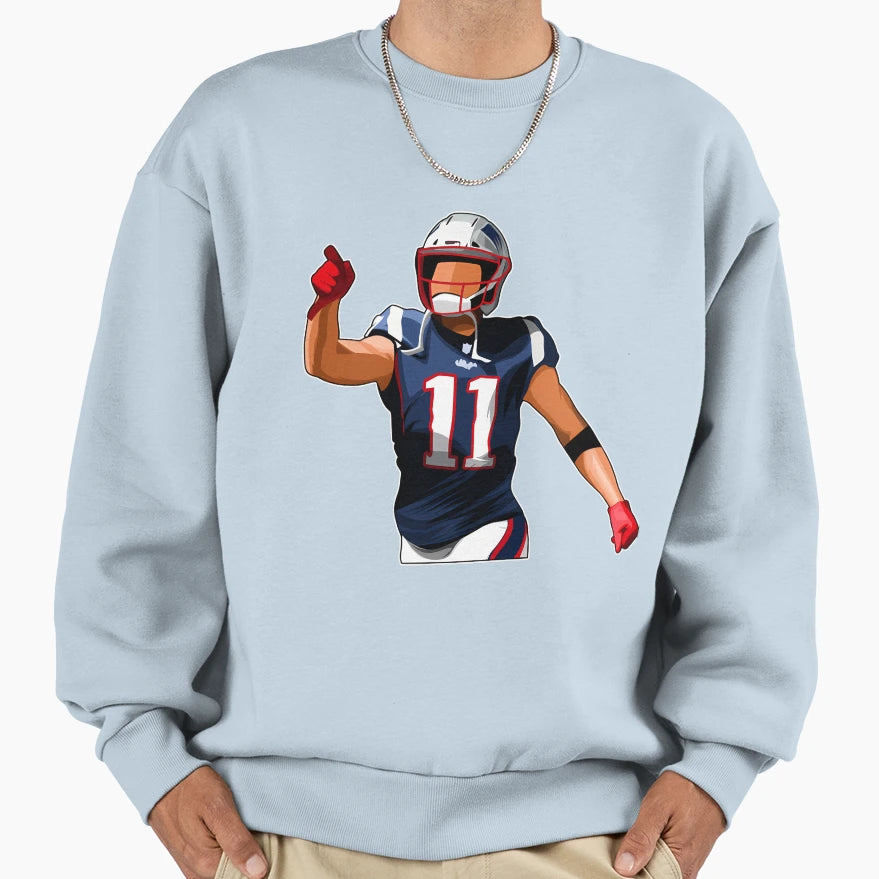 Je 11 Point To Crowds Sweatshirt - Graphic Print for Adults - T-Shirt, Sweatshirt, Hoodie