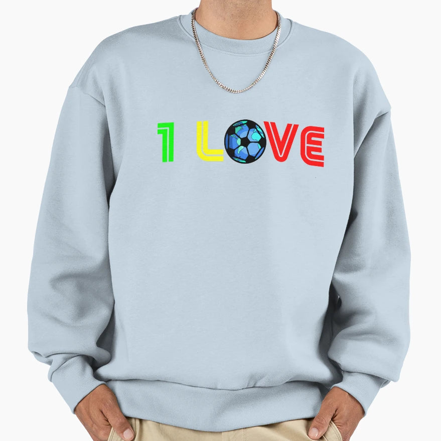 One Love Sweatshirt - Custom Art Print Unisex - T-Shirt, Sweatshirt, Hoodie