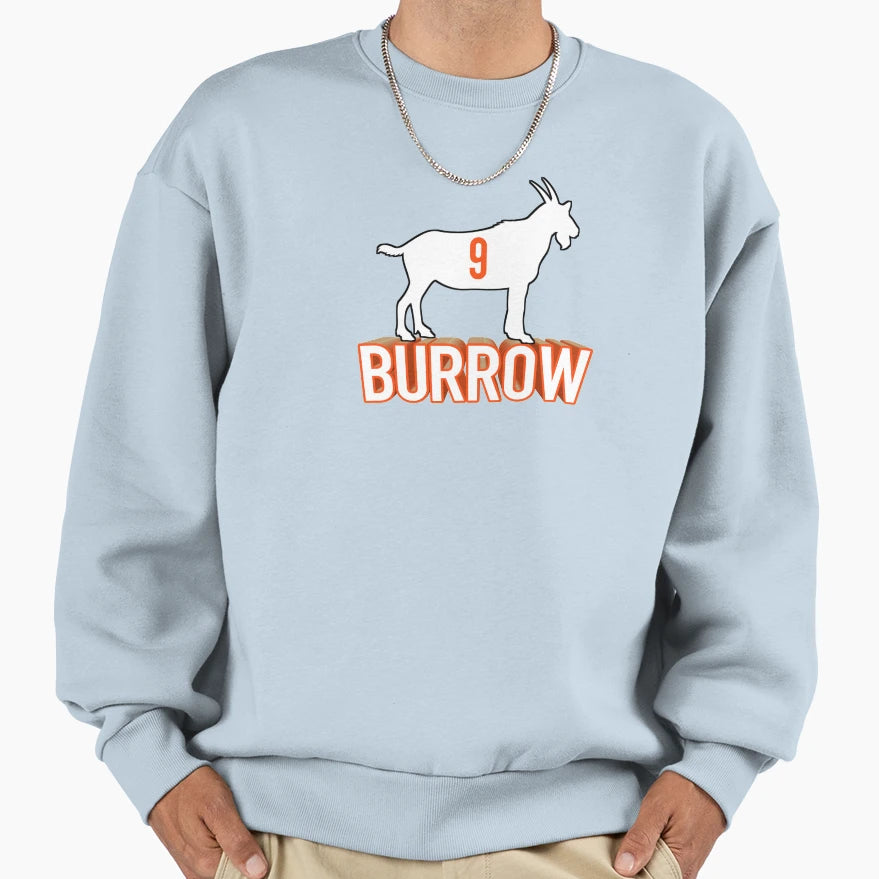 Burrow Goat 9 Sweatshirt - Minimalist Print Unisex - T-Shirt, Sweatshirt, Hoodie