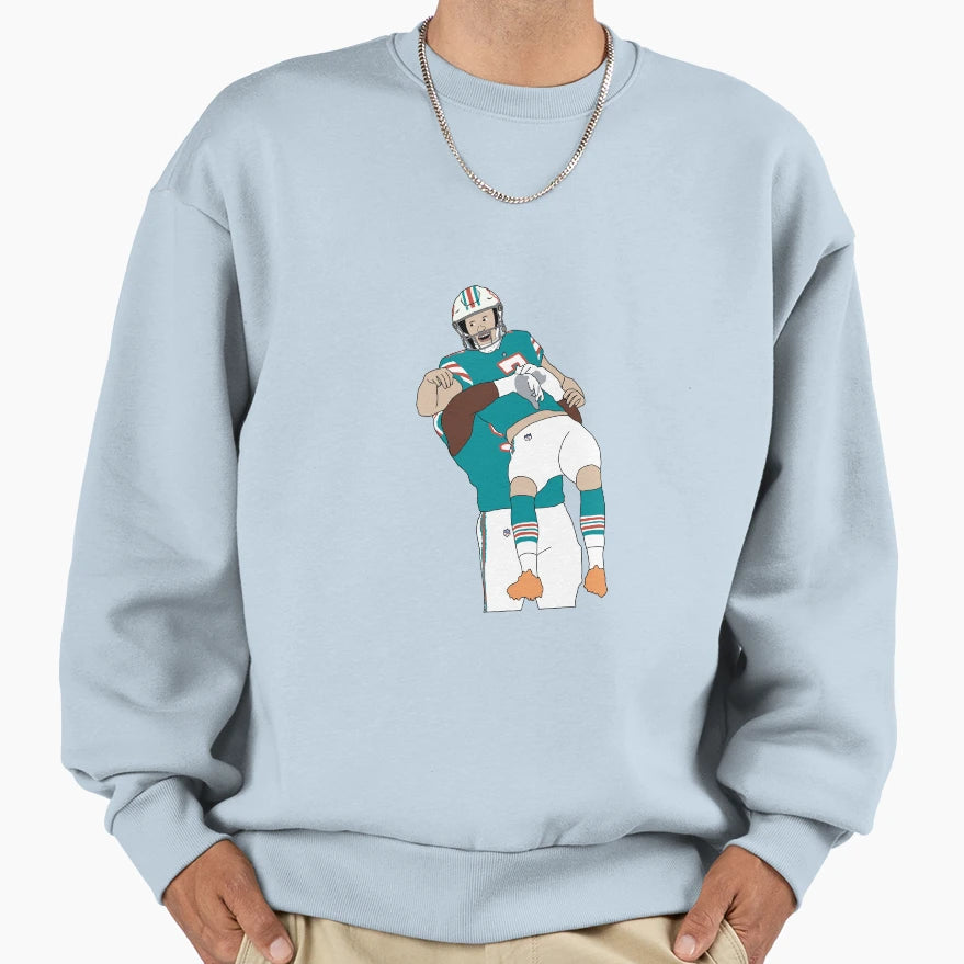 Miami Dolphins Jason Sanders Trick Sweatshirt - Streetwear Style Men Women - T-Shirt, Sweatshirt, Hoodie