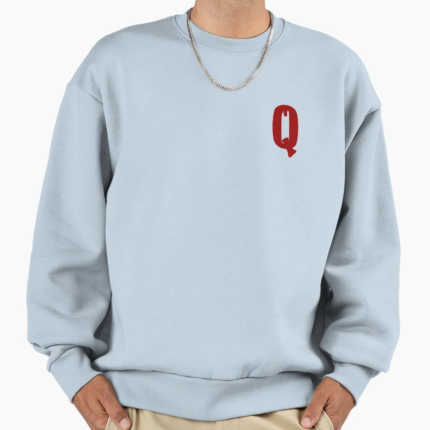 Spooky Drip Q Sweatshirt - Fun Novelty Design Unisex - T-Shirt, Sweatshirt, Hoodie