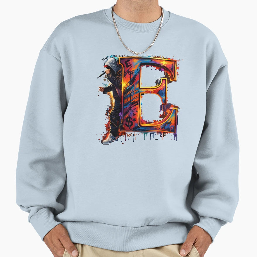 Eminem E Rap Music Culture Sweatshirt - Streetwear Style Men Women - T-Shirt, Sweatshirt, Hoodie