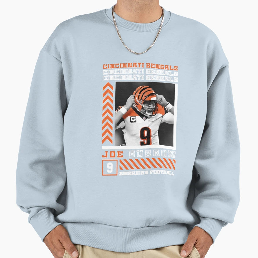 Sports Wide Receiver Quarterback Sweatshirt - Aesthetic Graphic Men Women - T-Shirt, Sweatshirt, Hoodie