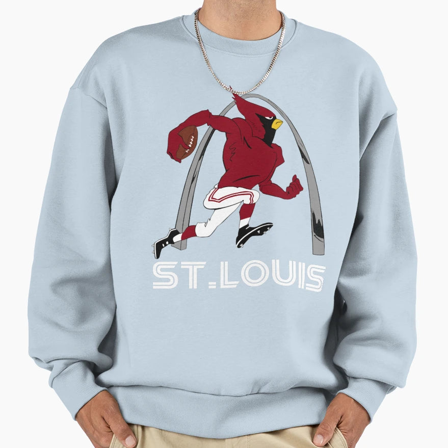 Big Red Throwback Sweatshirt - Graphic Print Unisex - T-Shirt, Sweatshirt, Hoodie